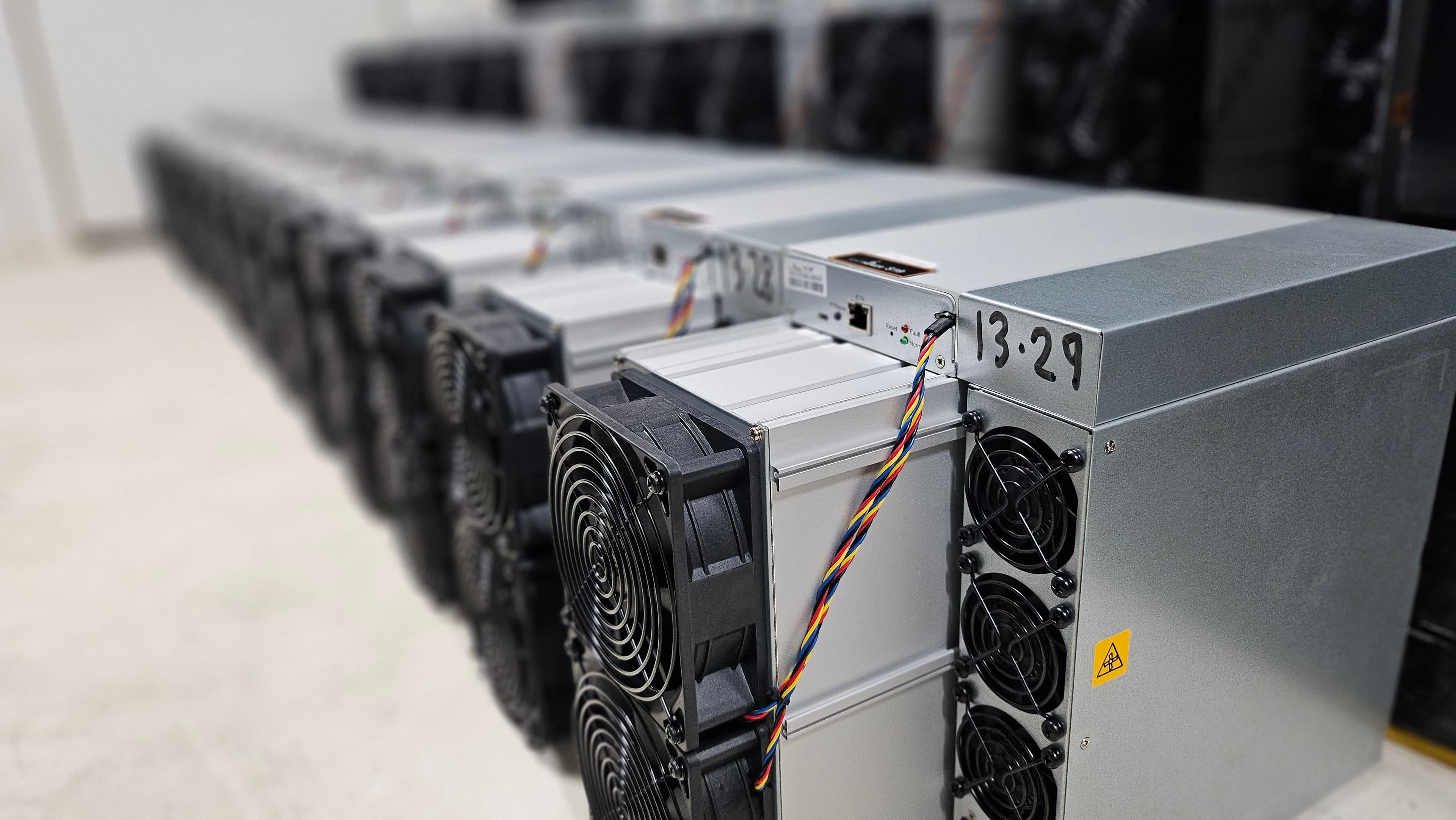 High-density ASIC mining racks